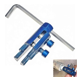 Broken Pipe Thread Extractor Tool, Broken Valve Thread Extractor, Stripped Screw Extractor Set Easy Out Broken Screw Removal Tool for 1/4", 3/8", 1" Pipes - Damaged Screw & Bolt Extractor Kit