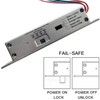 UHPPOTE Fail-Safe Deadbolt Electric Drop Bolt Lock 12V for Narrow