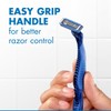 Gillette Sensor3 Comfort Disposable Razors for Men, 8 Count, Lubrastrip