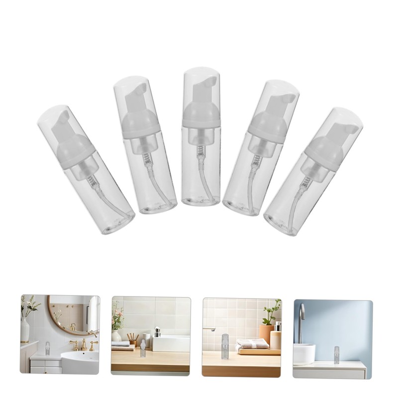 ULTECHNOVO Travel Size Foam Pump Bottles Set 10 Pcs Empty