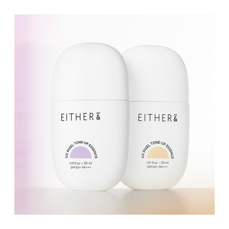 EITHER& UV Pixel Tone Up Essence 02 Pure Lavender -