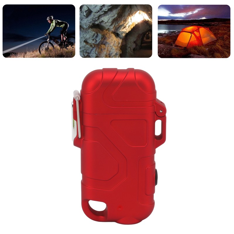 Double Arc Plasma Lighter Windproof Waterproof Flameless USB Electric Lighter
