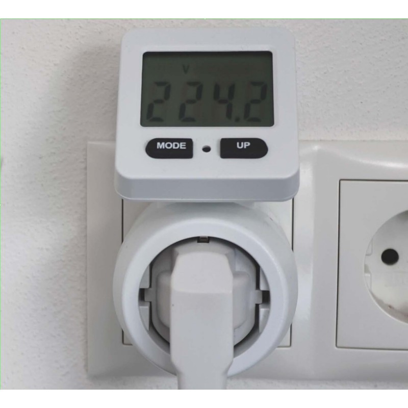 UNITEC Energy Cost Meter 180° Measures Energy Consumption - Ideal