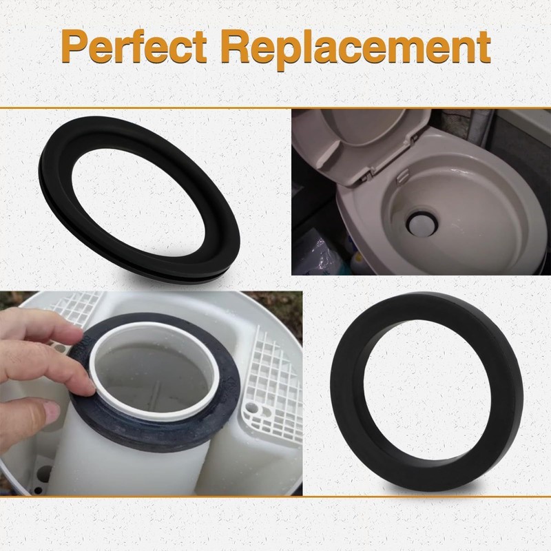 KPALAG RV Toilet Flush Ball Seal and Base Seal Kit