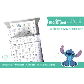 Saturday Park Cutout Floral Full Sheet Set - 4 Piece 100% Organic Cotton Sheets - GOTS & Oeko-TEX Certified