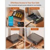 BILLCONCH Smart Gun Safe with Security Cable - Biometric Pistol