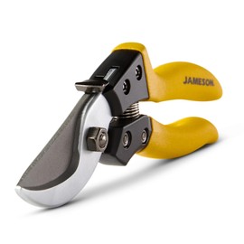 Jameson Bypass Pruning Shears – 3/4″ Cutting Capacity, Ultra-Sharp Non-Stick Blades, Durable Cast Aluminum Frame, and Ergonomic Cushion-Grip