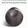 SmartShake Botella Mezcladora de Acero en Líquido, 900 ml para