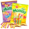 Mamba Candy Strips and Fruit Chew Sticks, Individually Wrapped Fruit