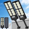 Solar Street Light Outdoor Waterproof, Wide Angle Solar Floodlight Outdoor