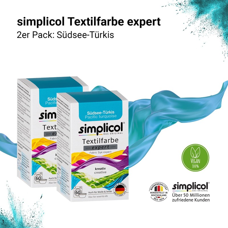 simplicol expert fabric paint for washing machine or manual colouring: