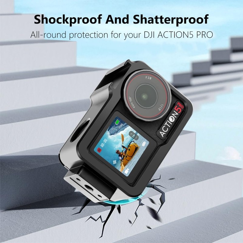 FotStdio Osmo Action 5 Pro Metal Cage, for DJI Action5