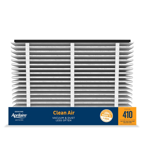 Aprilaire - 410 A2 410 Replacement Air Filter for Whole Home Air Purifiers, Clean Air Dust Filter, MERV 11 (Pack of 2)