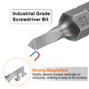 HARFINGTON 2pcs Magnetic Triangle Screwdriver Bit TA26 1/4" Hex Shank