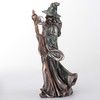 Veronese Design 8 1/8 Inch Wizard Holding Crystal Ball and