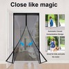 Reliancer Fiberglass Magnetic Screen Door 38"x82" Large Magnet Patio Door