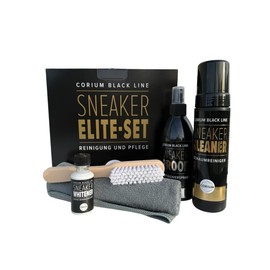 CORIUM, Sneaker Elite Set Shoe Cleaning and Care Set with Shoe Brush and Cloth, clear