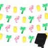Huquary 50 LED 25ft Tropical Beach Hawaiian Solar String Lights