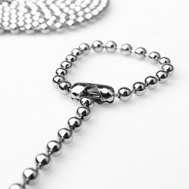 SUMAJU 4.5 MM Beaded Pull Chain Extension, Roller Blind Beaded Chain with 10 Matching Connectors(3 Meters/9.8 Feet)