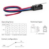 DIYhz Waterproof Micro Switch Long Straight Hinge Lever with Line