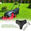 2 Pcs Universal Lawnmowers Handle Wing Nut And Bolt, triangle
