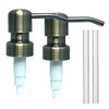 Metal Lotion Dispenser Replacement Pump, 2CC, 28/400 (Antique Brass, Round