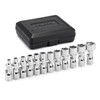 TecoTek 12-Piece 1/4-Inch Drive Metric Universal Joint Socket Set, Swivel