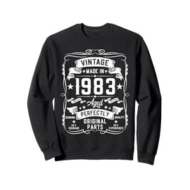 Vintage 1983 42 Years Old Gifts for Men 42yr 42nd Birthday Sweatshirt