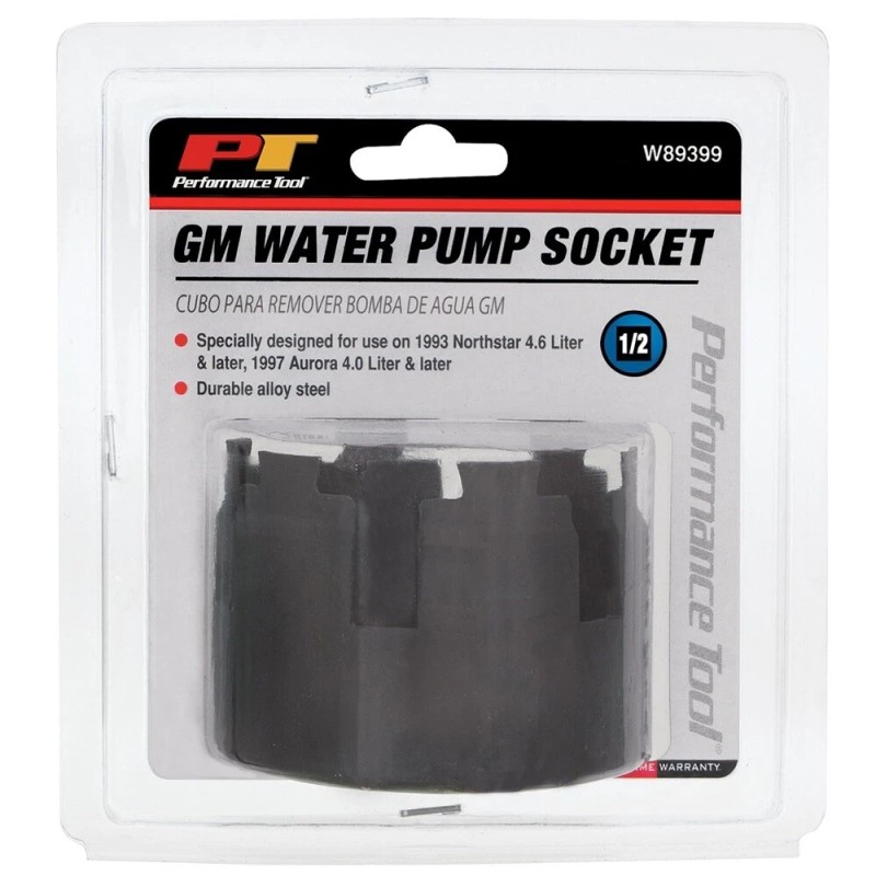 Performance Tool W89399 GM Water Pump Remover and Installer Socket
