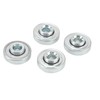 4 Set Luggage Wheels Rotating Flexible Luggage Suitcase Replacement Wheels
