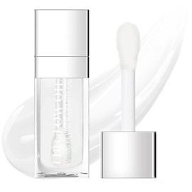 Alisesun Lip Oil Hydrating Tinted Lip Balm, Plump Lip Gloss Lip Care Transparent Toot Lip Oil Tinted (004# Transparent)