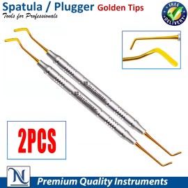 INSTUMAX® Spatula & Plugger w/Color Tips - Composite Dental Instrument Starter Kit 2Pcs