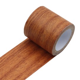 5M Woodgrain Patterned Duct Tape Wood Grain Tape Wood Effect Floor Repair Tape for Furniture Door Craft Covering Furniture Door Scratches