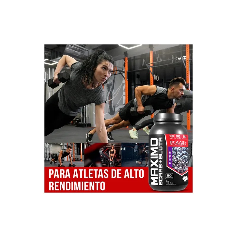 Aminoacidos Bccas + Glutamina Maximo 1 Kg Varios Sabores