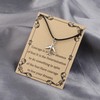 FEELMEM Airplane Charm Leather Cord Chain Necklace Fly Safe Pilot