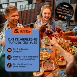 Gourmet Criminelle® Crime Dinner for Home, 4 to 6 People, Mysterious Murder Case for Your Dinner Party [Deer Call to Death]