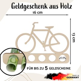 Spruchreif Original Monetary Gift, Voucher Packaging, Cyclist Gift