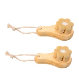 Healeved Pcs Manual Face Wash Tool Soft Face Brush Dry Brush for Skin Cleaning Facial Massage