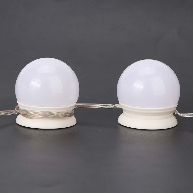 10Pcs USB LED 5 Color Temperature Light Bulb for Makeup