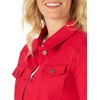 Riders by Lee Indigo Women's Denim Jacket, Jalapeno Cherry Red,
