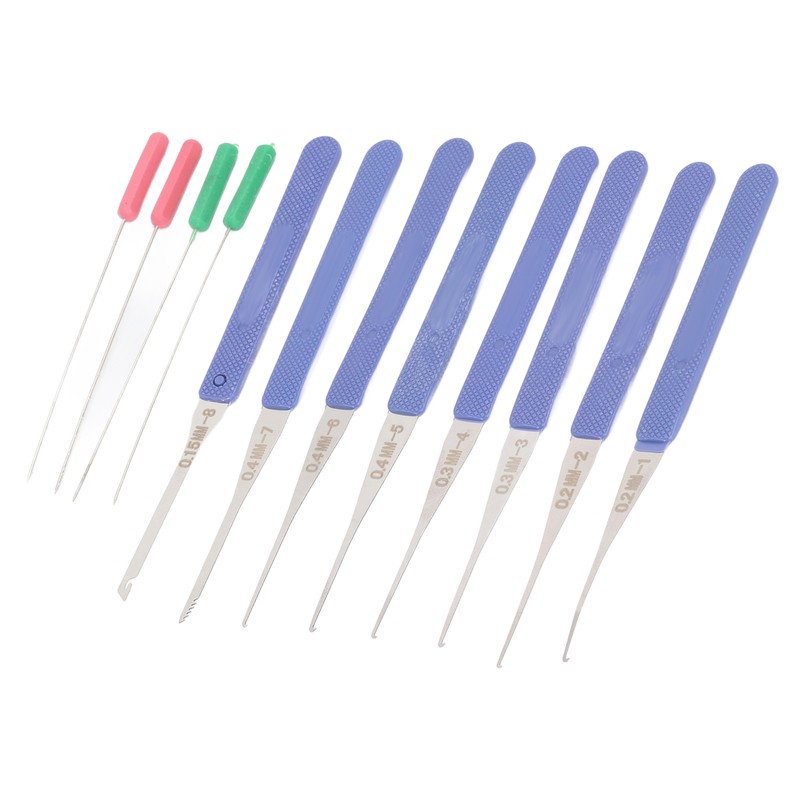 12PCS Tap Extractor Spring Steel Tap Remover Tool Kit Stripped