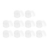 10Pcs 20g Round Empty Container Jar Refillable for Cream Cosmetic