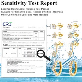 JeweBella 4 Pairs 14K Gold Plated Hypoallergenic Earrings Set for Women Dainty Stackable Stud Dangle Hoop Earrings Huggie Hoop Earring Stack Cartilage Earring Sets for Multiple Piercings Silver/Gold