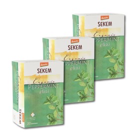 SEKEM Organic Herbal Tea Decaffeine/Decaffeinated Tea (Egypt) Organic JAS Tea Bags (Peppermint 60 Packs (20 x 3))