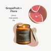 Calyan Wax Co. Candle, Grapefruit + Flora Scented Candle, 57