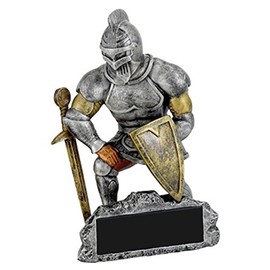 Awards and Gifts R Us Customizable Knight Mascot Trophy, includes Personalization