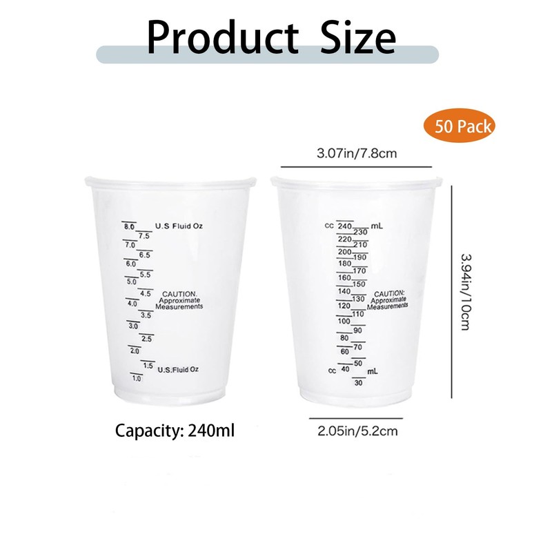 Epoxy Resin Mixing Cups, Paint Mixing Cups, Measuring Cups, for