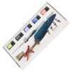 Calligraphy Pen Set Glass Ink Feather Fountain Pen with Replaceable