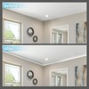 Art3d 10-Pack 47Ft White Ceiling Crown Molding Trim, High Impact