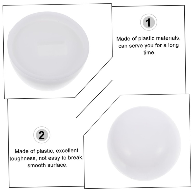 CIYODO 6pairs Toilet Bowl Ring Covers of Push-Bolt Caps Easy